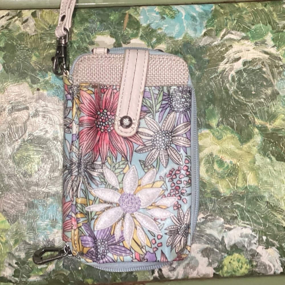 Sakroots Floral Phone Wristlet/Clutch -  Floral